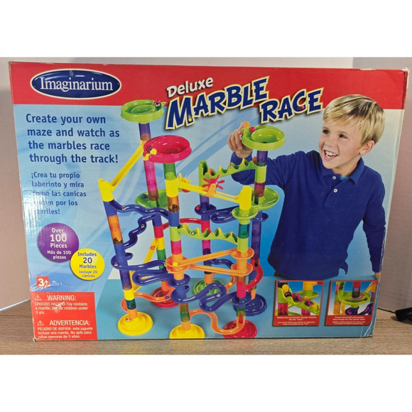 Imaginarium Marble Run Deluxe Race Set 85% Complete - Picture 1 of 7